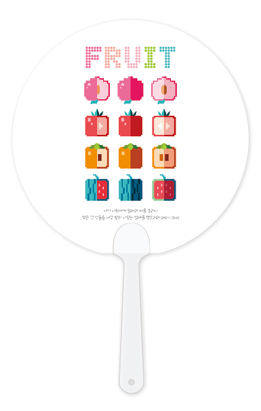 F821-팬시짧은자루부채