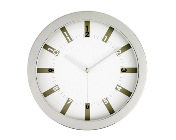 3024 크롬 무소음벽시계