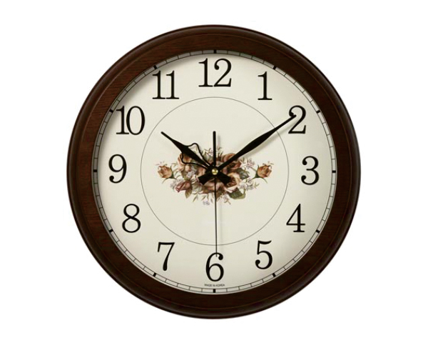 1087 원목 벽시계