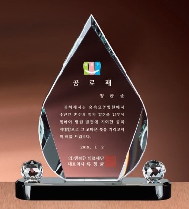 DD24-185-04 투톤 크리스탈 상패